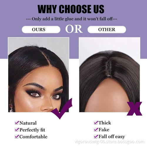Free Sample Top Quality Lace Front Synthetic Wig Heat Resistant Long Body Wave Lace Frontal Synthetic Hair Wigs Vendor Price